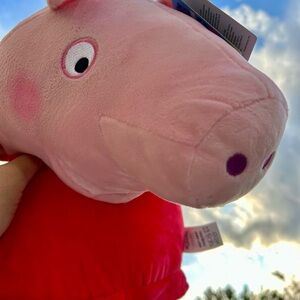 Peppa Pig Plush Hand Puppet Big Hugs New with tags
